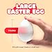 Entervending Easter Eggs 3  Clear Fillable Plastic Capsule  24ct  Easter Basket Stuffers  Empty Large Enough to Hold Toy or Candy  Capsules Filler Bulk  Egg Hunt Kids Surprise - Image 4