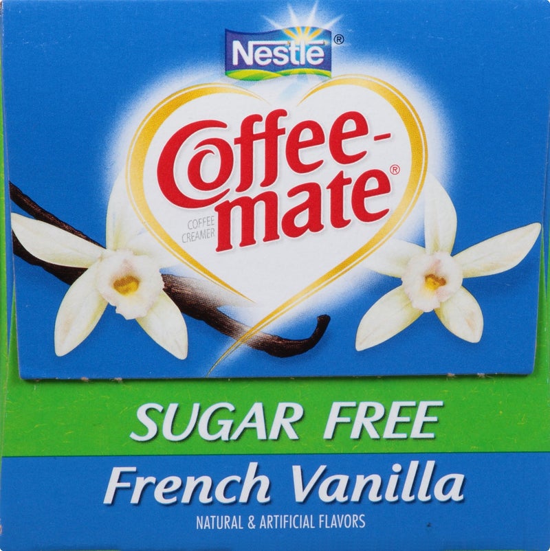 Nestle Coffee Mate Coffee Creamer, Sugar Free French Vanilla, 0.375oz liquid creamer singles, 50-count - Image 2