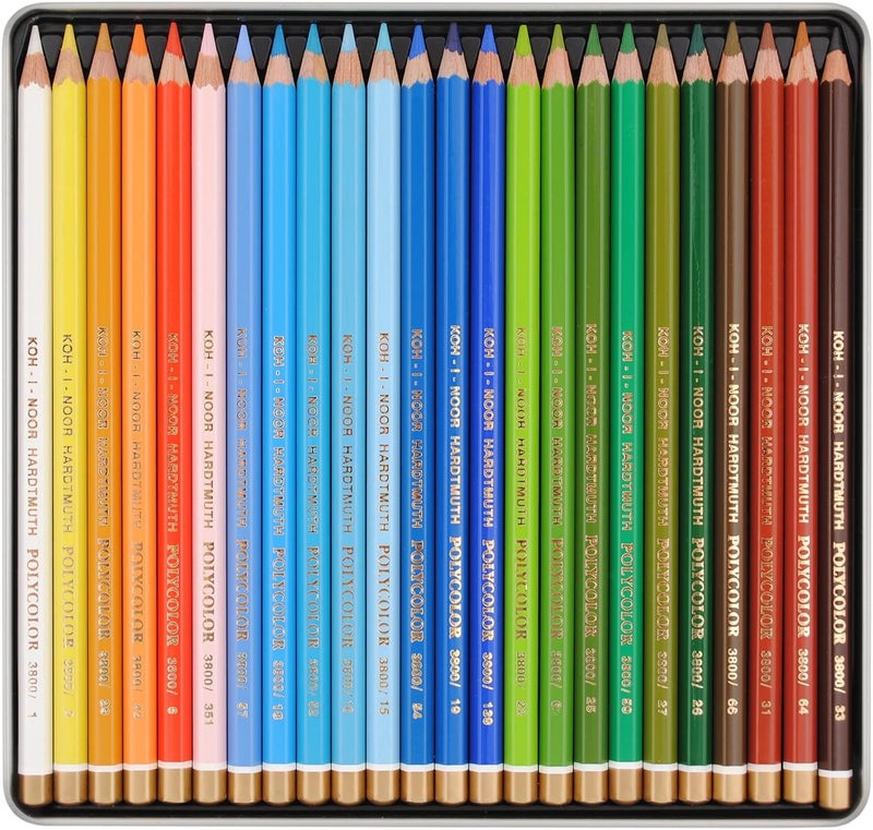 KOH-I-NOOR polycolor landscape artist's coloured pencils (set of 24) - Image 3