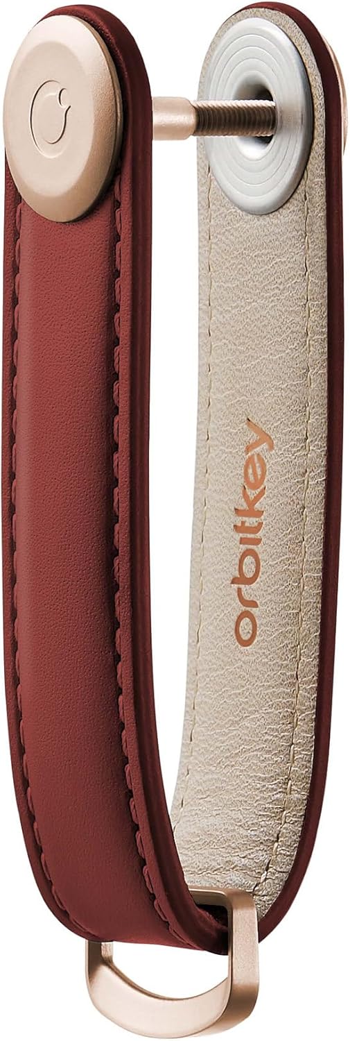 Orbitkey Leather Key Organiser - Wine - Image 2