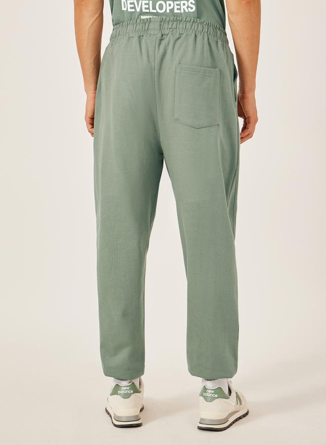 Styli Mid Rise Oversized Joggers with Drawstring  - Image 4