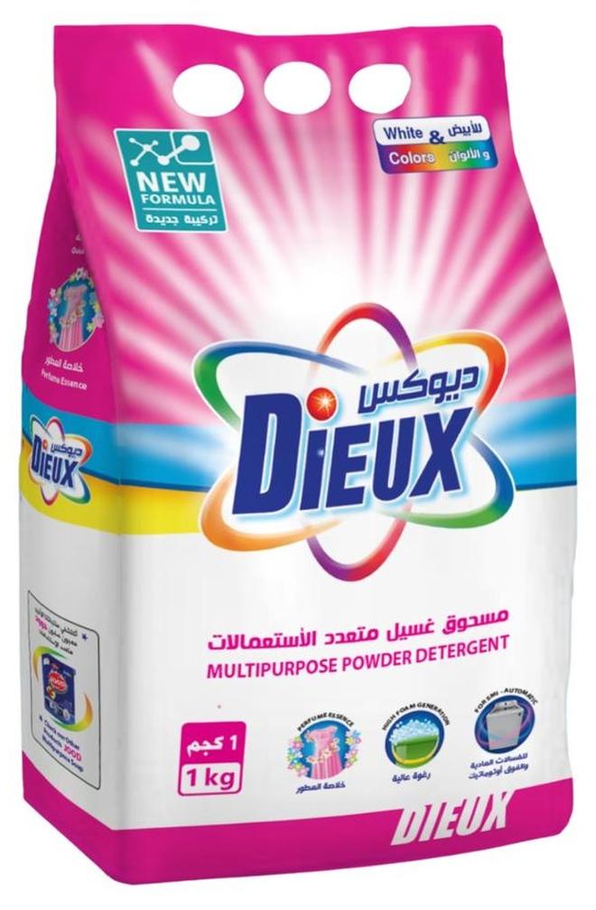 Dieux Detergent powder for regular and Semi-Automatic washing machine Fragrance Extract 1 kg - Image 1