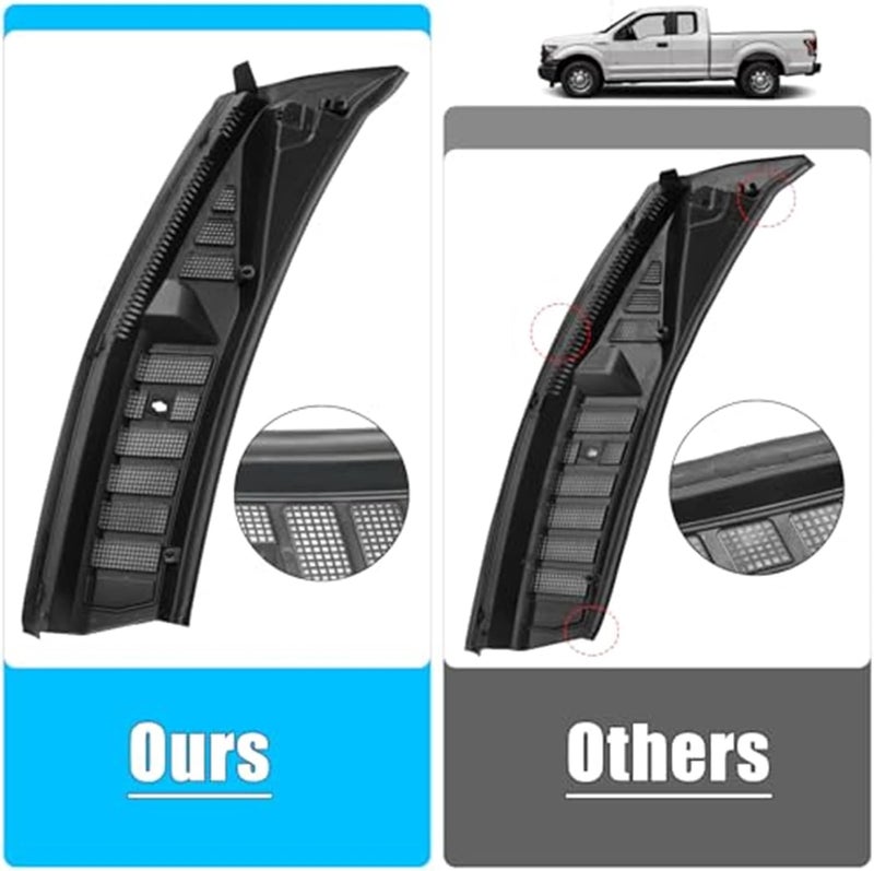 Wivplex Windshield Wiper Cowl Cover for Ford F-150 (2015-2020) - Image 2