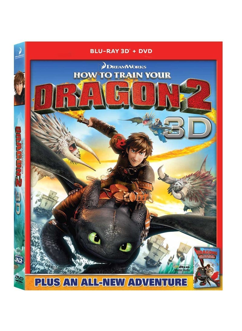 How To Train Your Dragon 2 - 3D Blu-ray + Blu-ray - Arabic & English