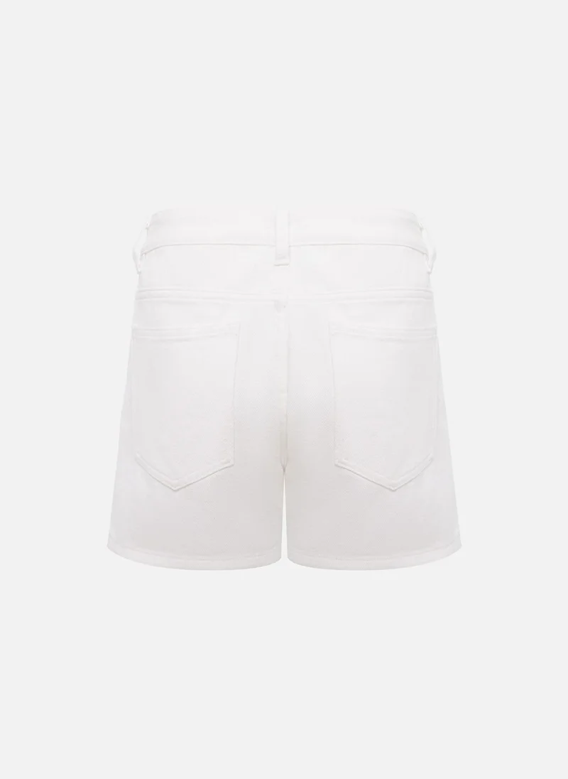 Lichi  Mid-rise denim shorts for Women | Best Price UAE