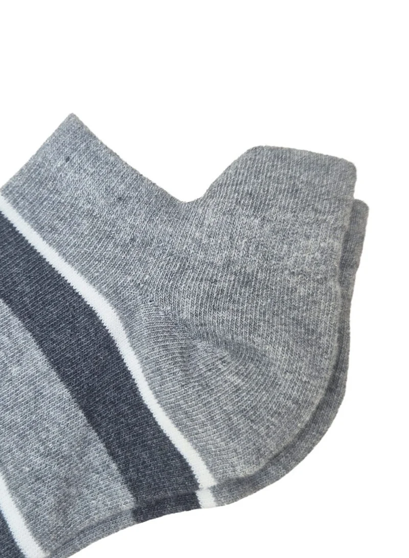 GIORDANO Unisex Lion Logo Socks: 2-Pack Cotton Blend Ankle Length