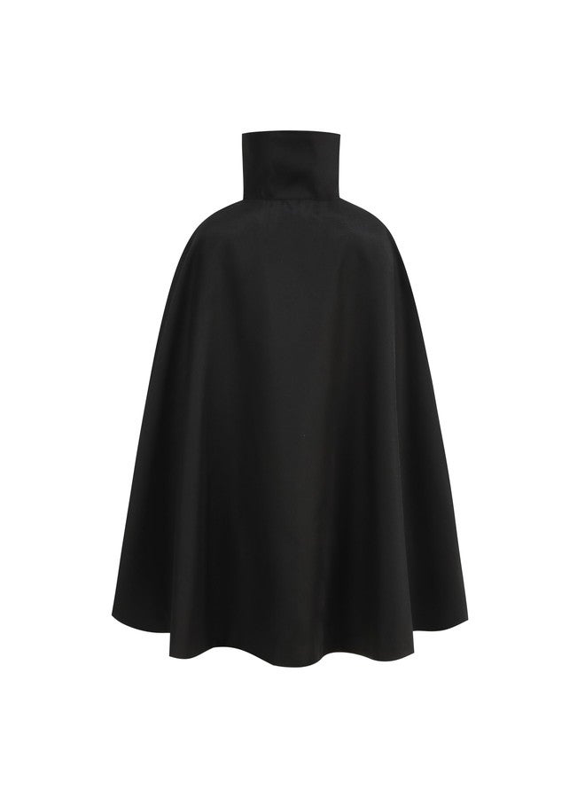 HAPNBCELE 6PCS Detective Costume Cape for Kids, Sherlock Holmes Outfit Set with Hat Halloween Christmas 100 Days of School (Black, 19.68Inch/50cm) - Image 3