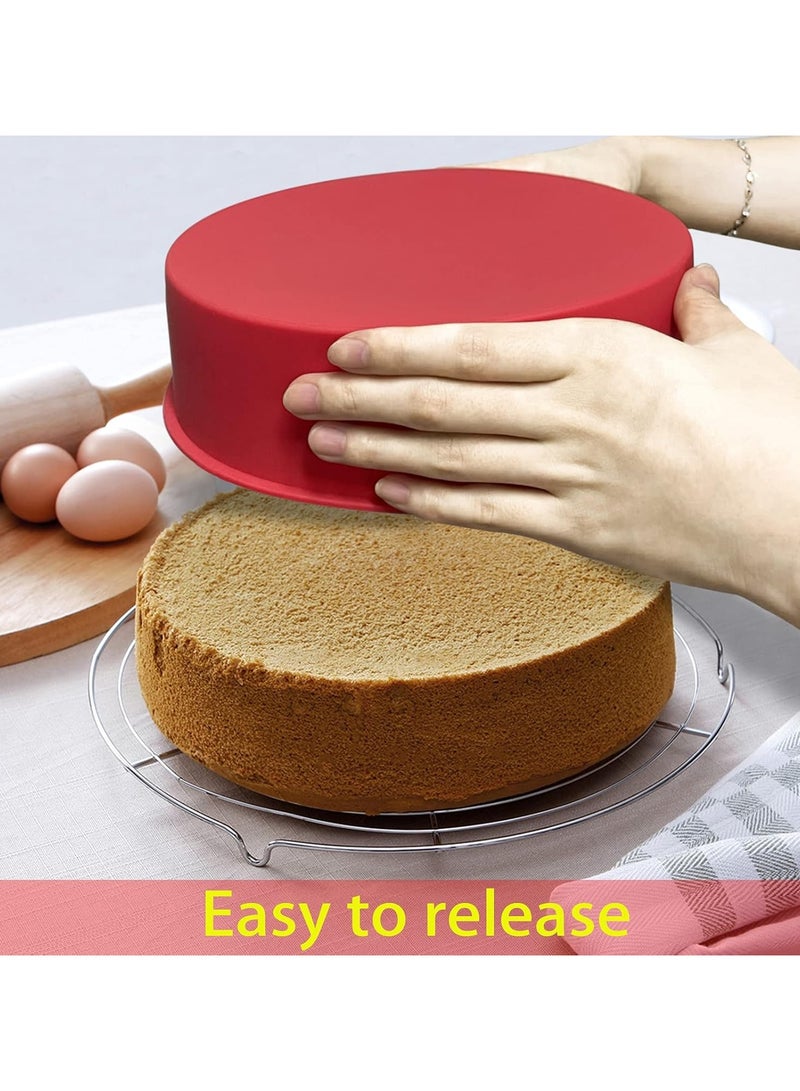 general 2 Pieces 6 Inch Silicone Cake Molds for Baking - Image 3