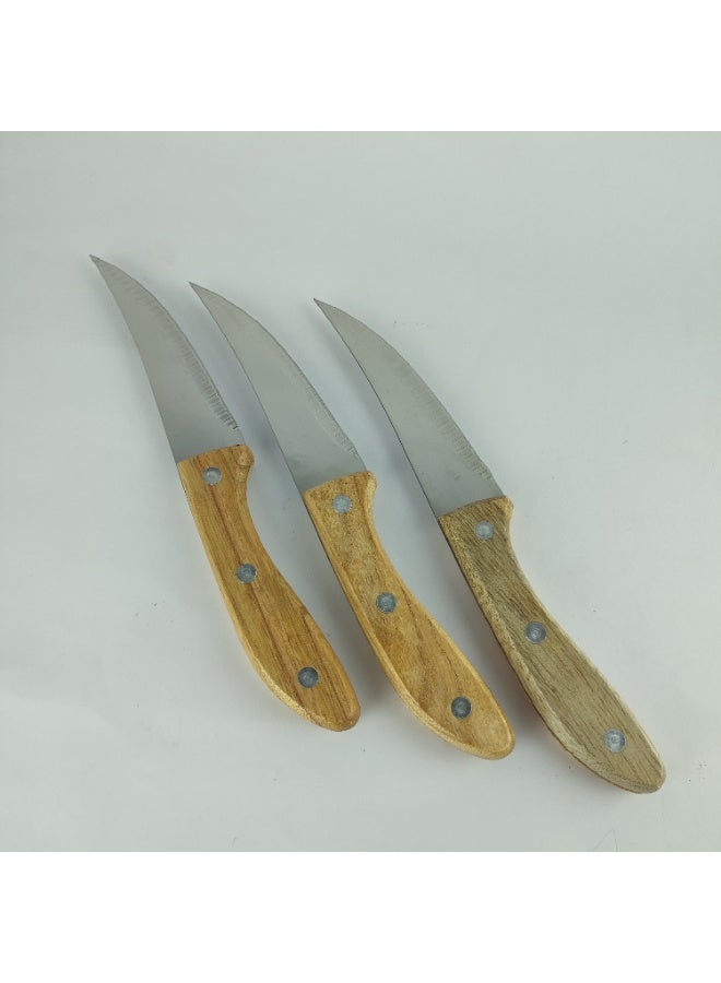 3-Piece Sharp Knife Set – Practical Multi-Purpose Knives - Image 1