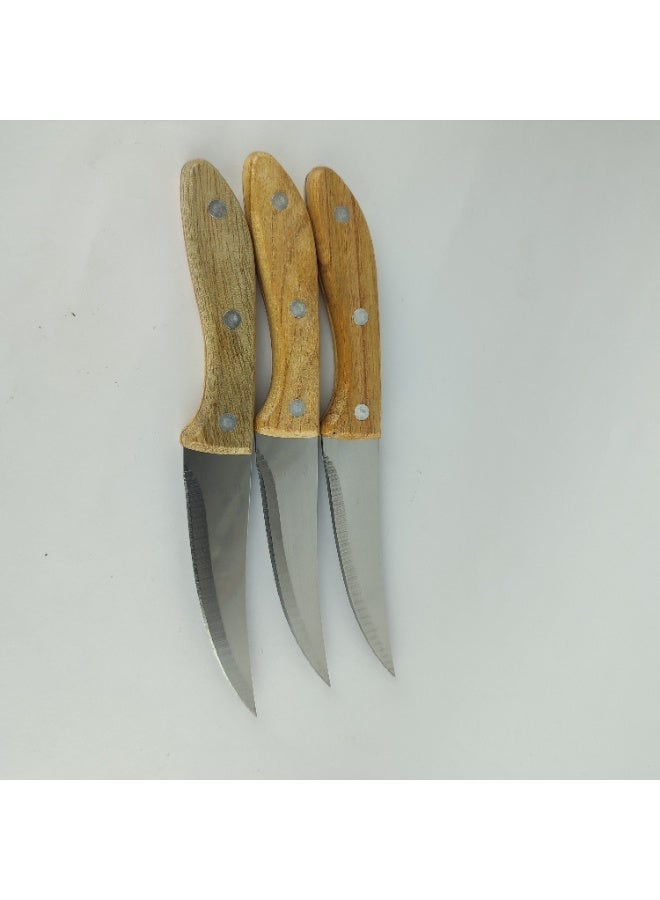 3-Piece Sharp Knife Set – Practical Multi-Purpose Knives - Image 3