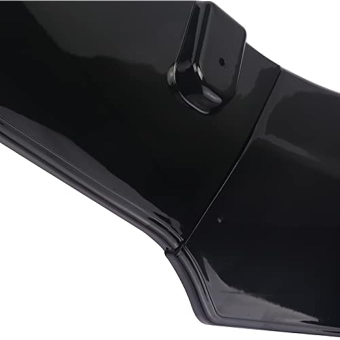 LONGKEES 3PCS Gloss Black Front Bumper Lip Compatible with 2016-2020 CivicPP Front Bumper Body Kit Spoiler Chin Spoiler - Image 4