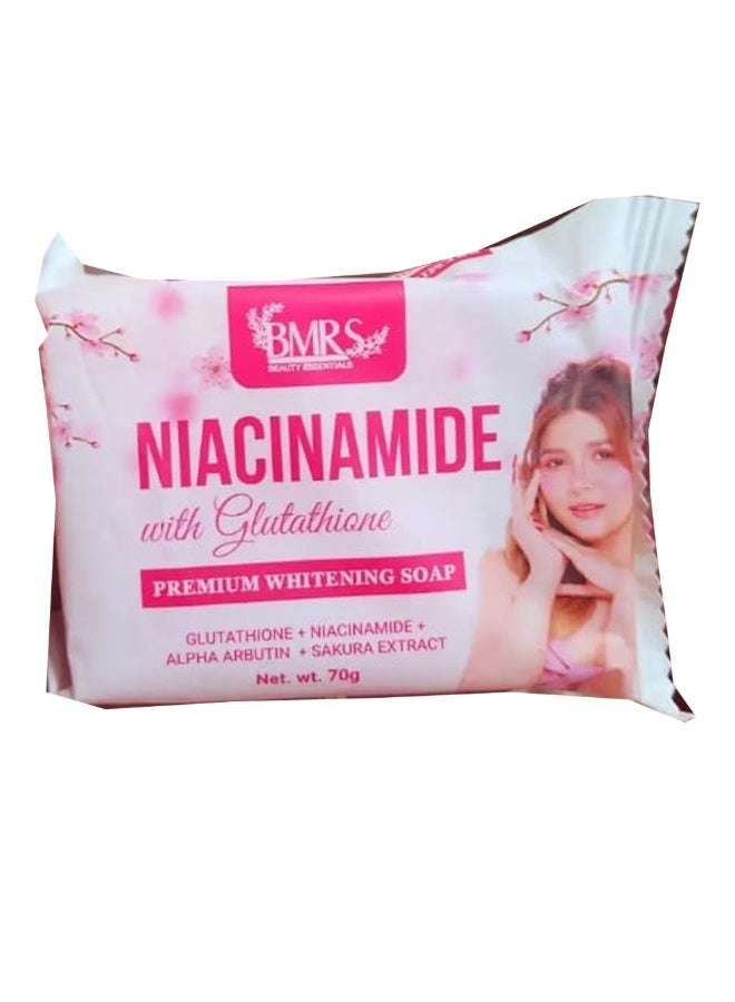 بمارس صابون التبييض الفاخر نياسيناميد مع الجلوتاثيون 70جرام - Image 1