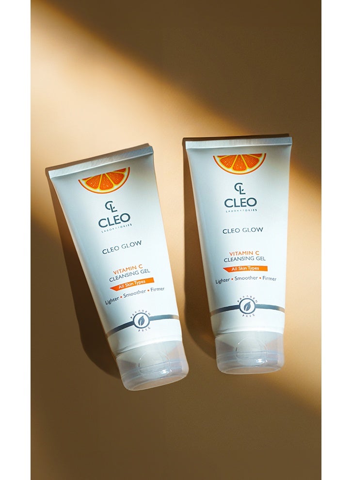 Cleo Glow Vitamin C Cleansing Gel - 150 ML - Image 4