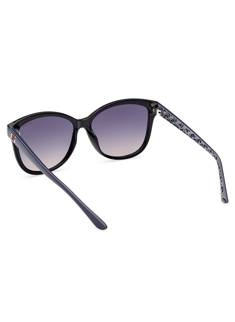 GUESS GUESS FULL RIM ROUND FEMALE SUNGLASS GU792001D58  - Image 4