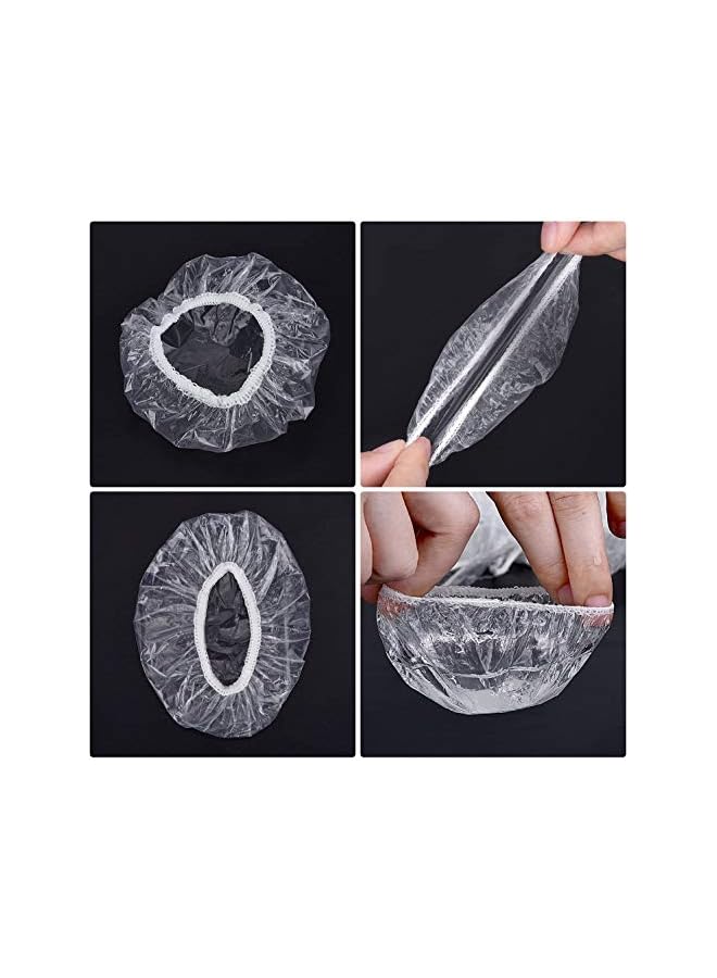 Zaboon Pack Clear Disposable Ear Protectors Waterproof Ear Covers For Hair Dye Shower Bathing - Image 3