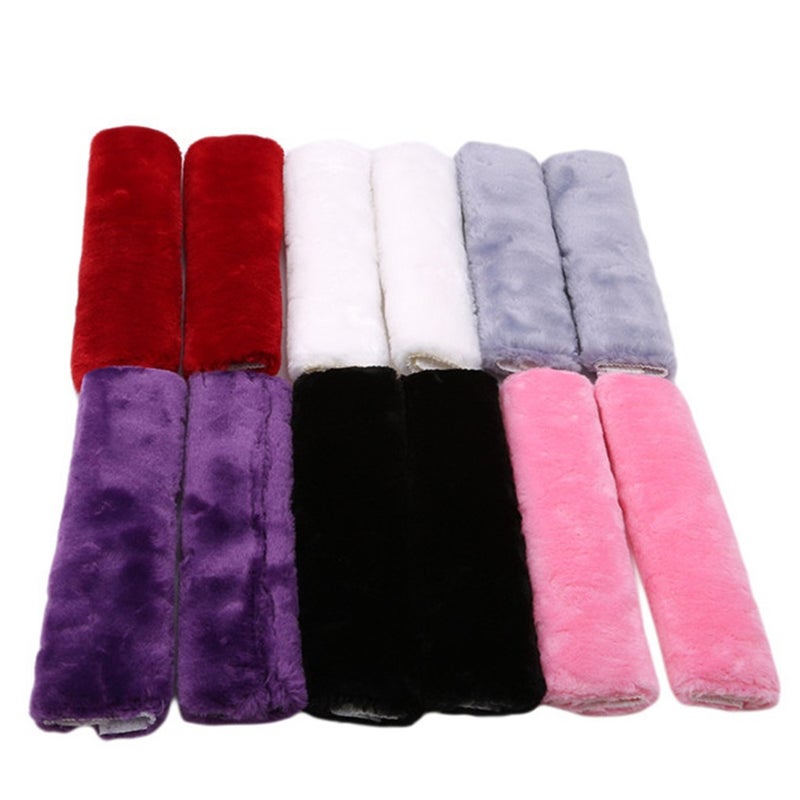 Car Practical Belt Car Shoulder Pad Safety Belt Cover Plush Shoulder Protection Anti-Friction Shoulder Pad Accessories - Image 3