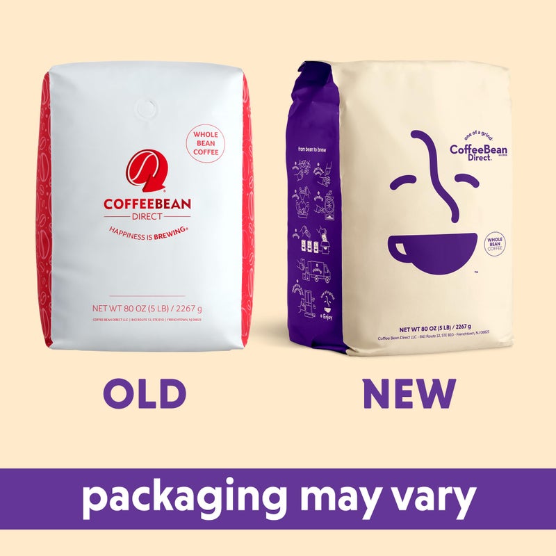 Coffee Bean Direct Italian Roast Espresso, Whole Bean Coffee, 5 Pound Bag - Image 2
