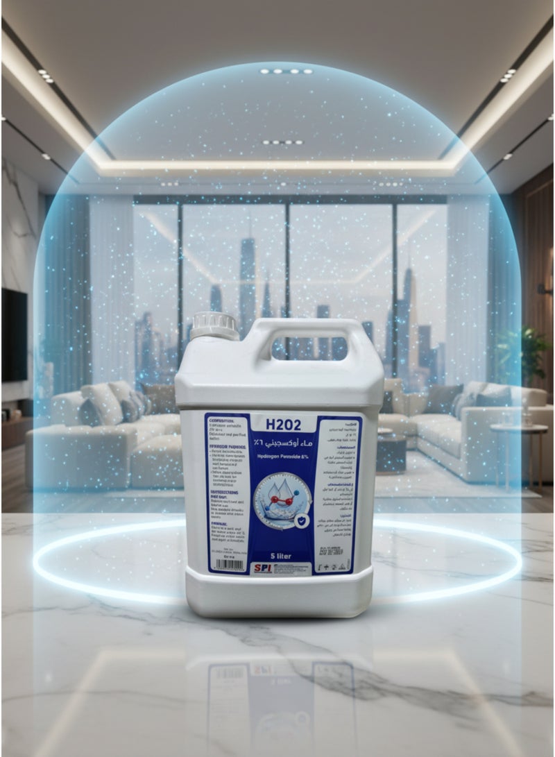 SPI Hydrogen peroxide 6% concentration, 5 liter volume - Image 3