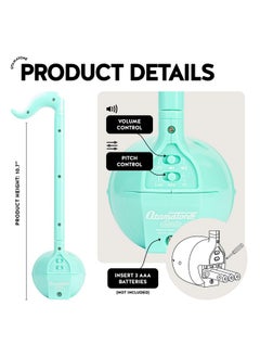 Otamatone Japanese Electronic Musical Instrument Portable Music Synthesizer From Japan By Maywa Denki Studio Award Winning, Educational Fun Gift For Children, Teens & Adults - Mint  - Image 4