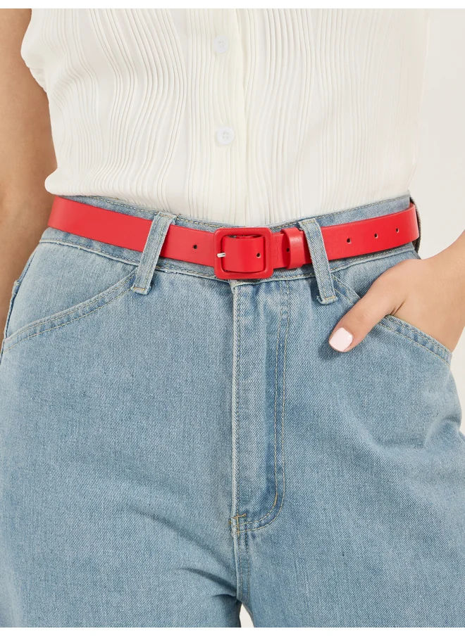 ستايلي Styli Set of 2 - Solid Tang Buckle Belt