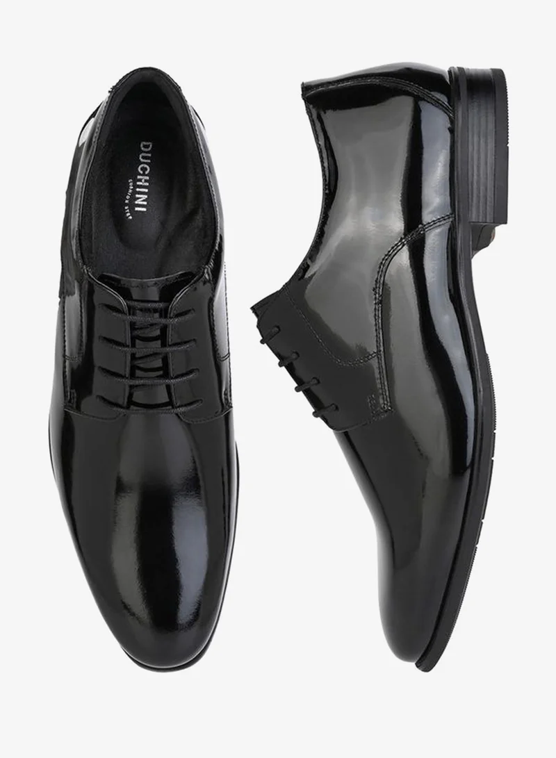 دوتشيني Men Leather Formal Derby Shoes