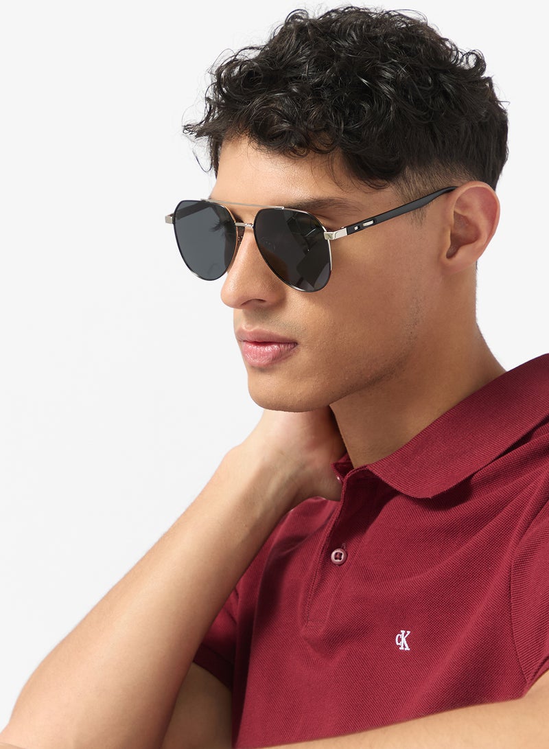 Seventy Five Polarized Lens Aviator Sunglasses - Image 4