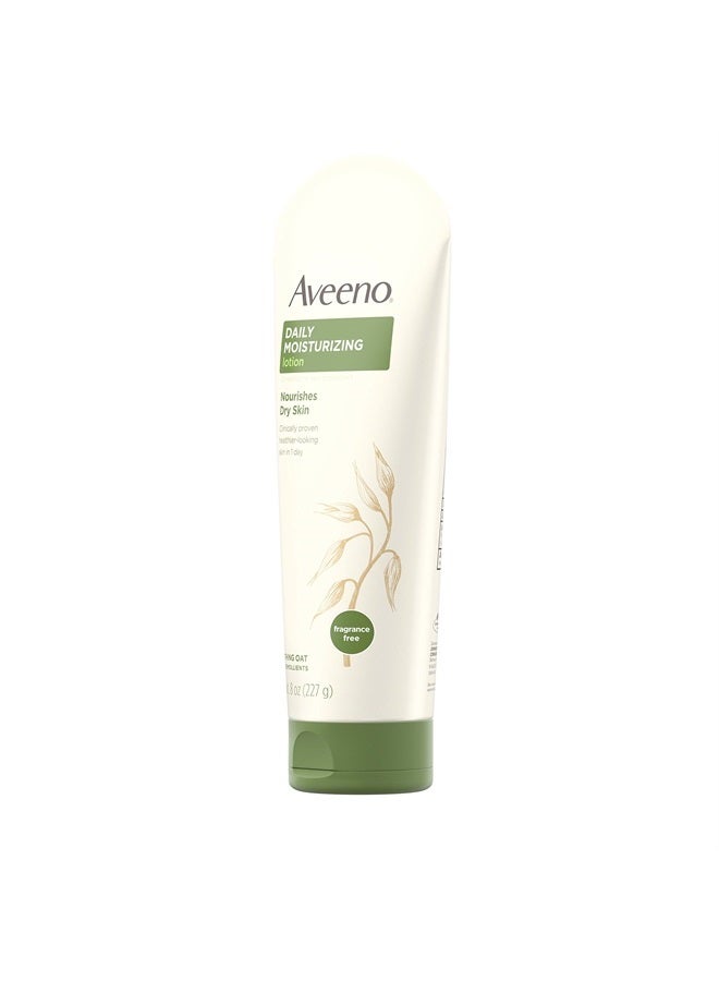 Aveeno Daily Moisturizing Body Lotion, Fragrance-Free, 8 Fl Oz - Image 5