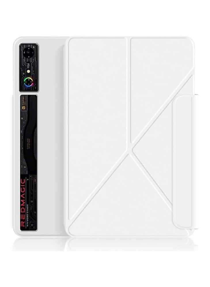 General Cace for ZTE Nubia Red Magic Gaming Pad Pro 10.9-inch (2024) Magnetic Multi-functional Smart Tablet Cover with Auto Sleep/Wake & Multi-view Stand,Anti-fall Protective Cover 