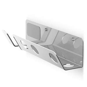 Generic INDIAN DECOR 50762 Hair Dryer Wall Mount Holder Metal Wall Bracket Holder Hair Dryer Diffuser and Two Nozzles  - Image 4