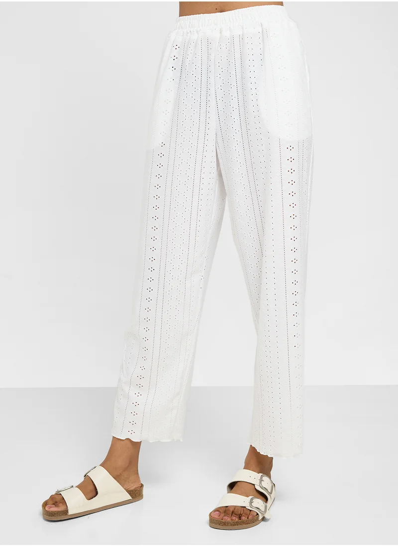 Ginger Pointelle Top & Pant Coord Lounge Set