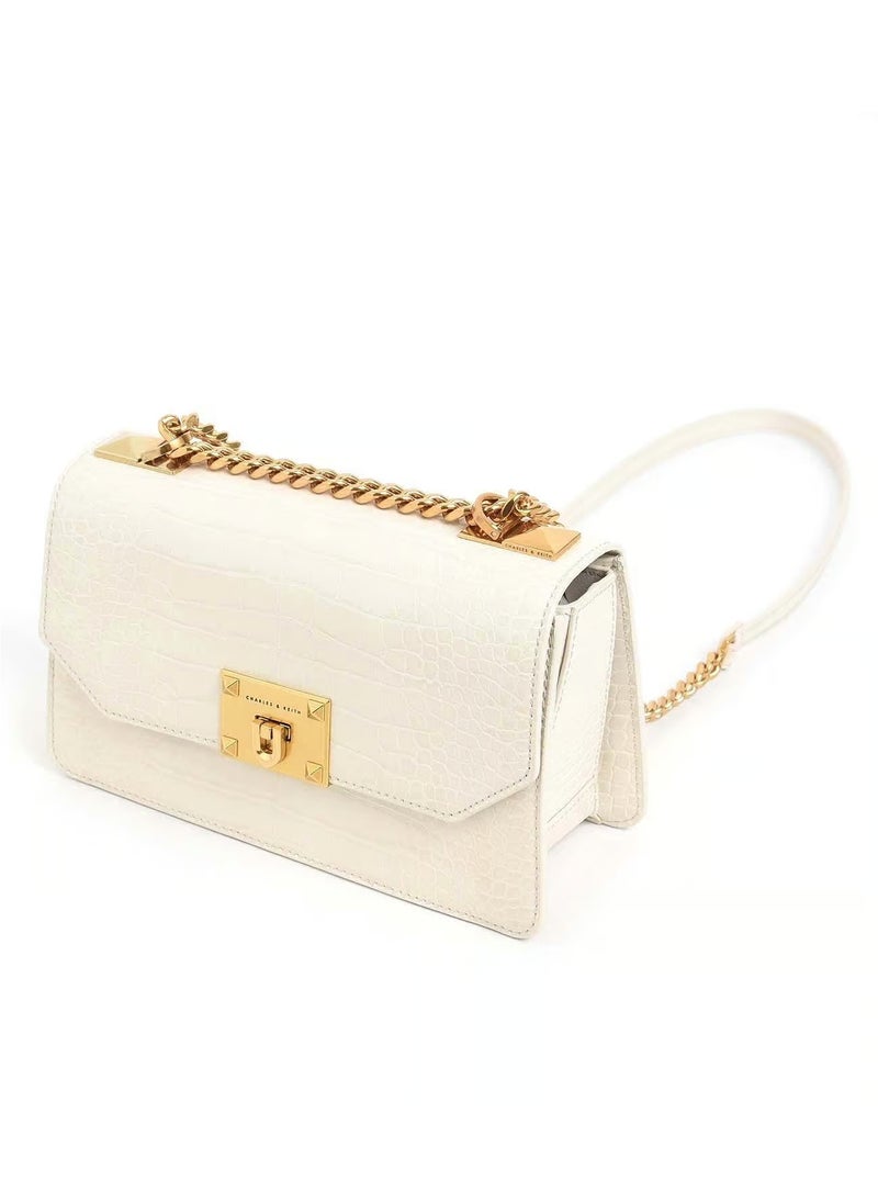 Charles & Keith Cream Small Crossbody Bag  - Image 2