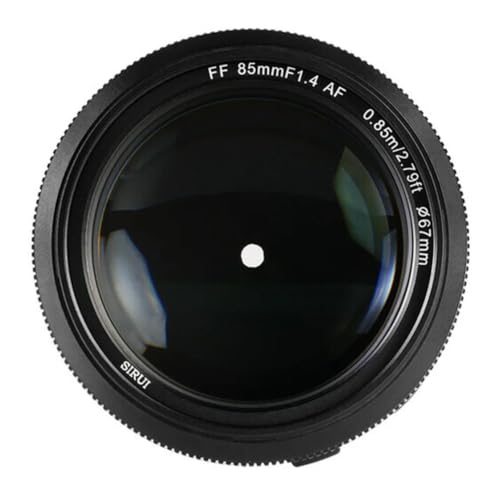 SIRUI Aurora 85mm F1.4 Full Frame Auto Focus Lens, Telephoto Prime Portrait Lens for E Mount Cameras FX3, FX6, A7 Series, A7R Series, A7S Series, A9, ZV-E1, Black - Image 4