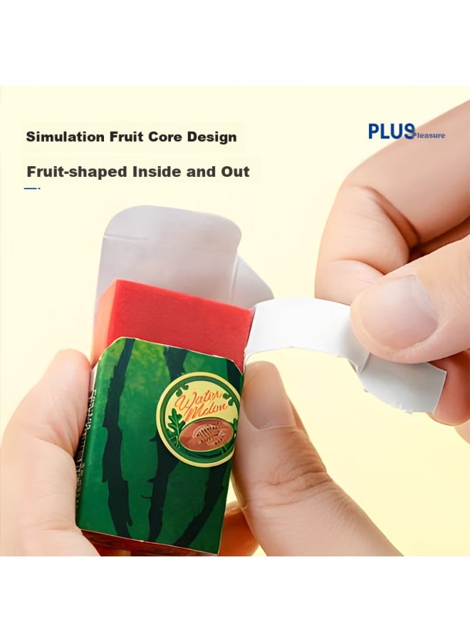 بلاس Plus Fruit Series High School Entrance Exam Student Stationery Office Pencil Sketch Drawing Eraser Er-0311ns Banana - Image 2