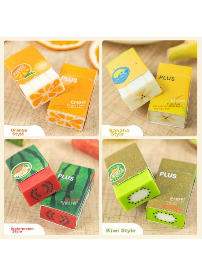 بلاس Plus Fruit Series High School Entrance Exam Student Stationery Office Pencil Sketch Drawing Eraser Er-0311ns Banana - Image 3