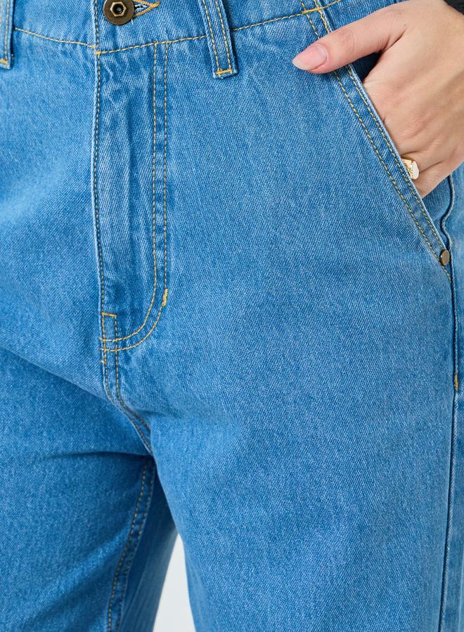 Styli Women High Rise Wide Leg Jeans - Image 3