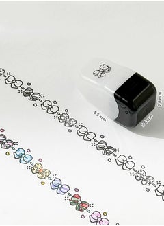 Generic Children's Handmade Roller Stamp Handbook Supplies Stationery Cute Decoration Cartoon Painting Colouring Stamps  - Image 3