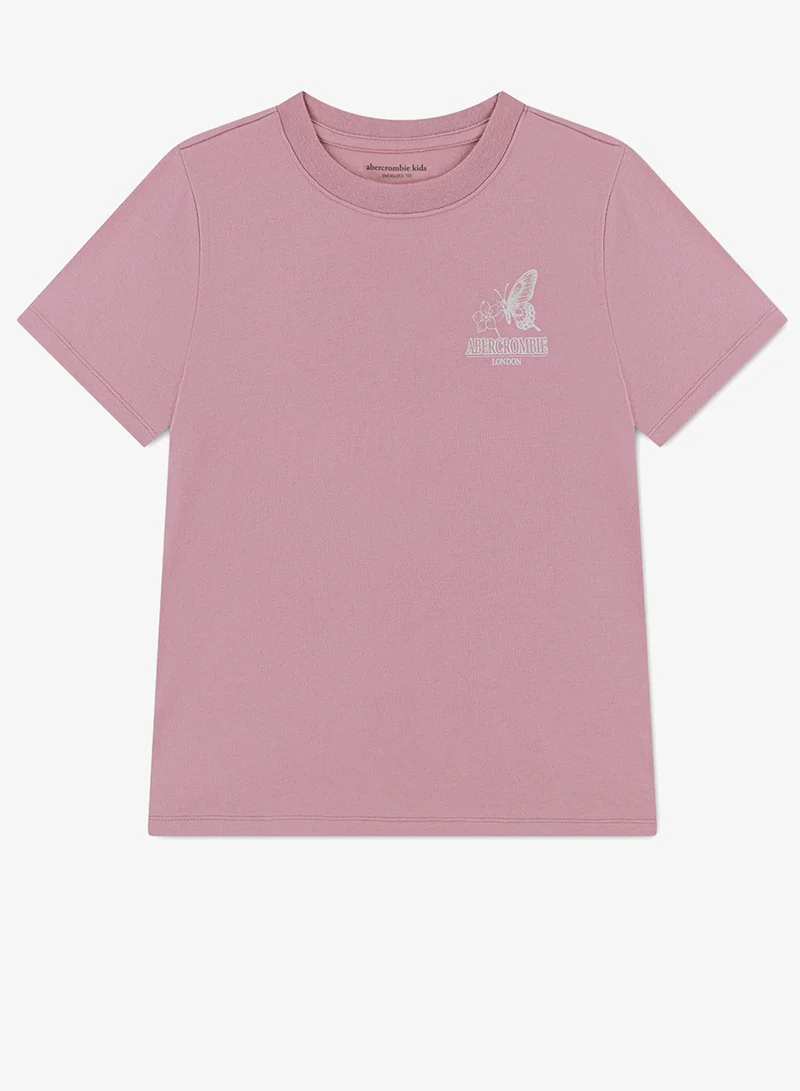 أبيركرومبي آند فيتش Youth Royal Garden Crew Neck T-Shirt