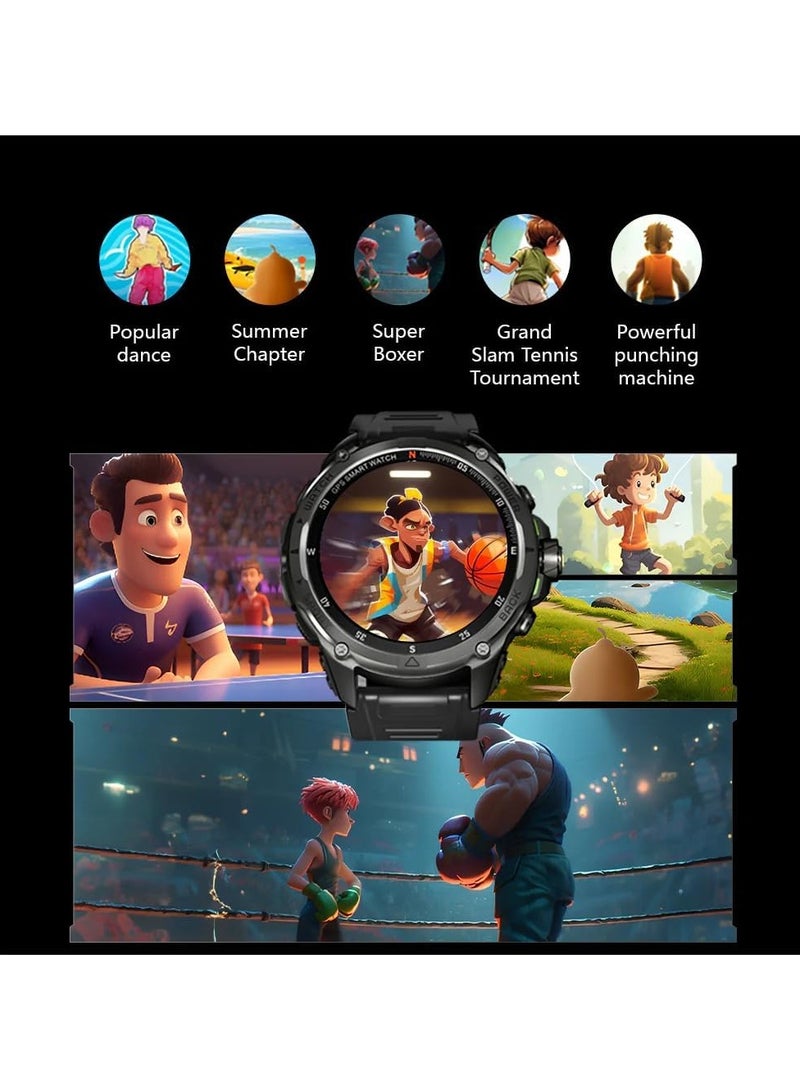 KUMI U5 Pro Smart Watch, 1.43-inch AMOLED Screen, 5 ATM Waterproof, GPS, 170+ Sports Modes, AI ChatGPT, Bluetooth Calling - Image 3