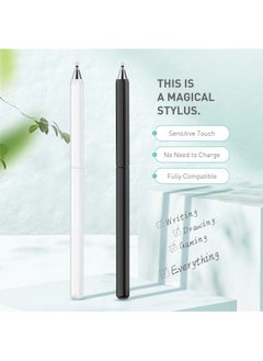 Stylus Pens, Passive Stylus Pen, Universal High Sensitive & Precision Capacitive Disc Tip Touch Screen Pen Stylus, iPad Pencil, Compatible with iPhone/iPad/Samsung/Galaxy/Computer/FireTablet