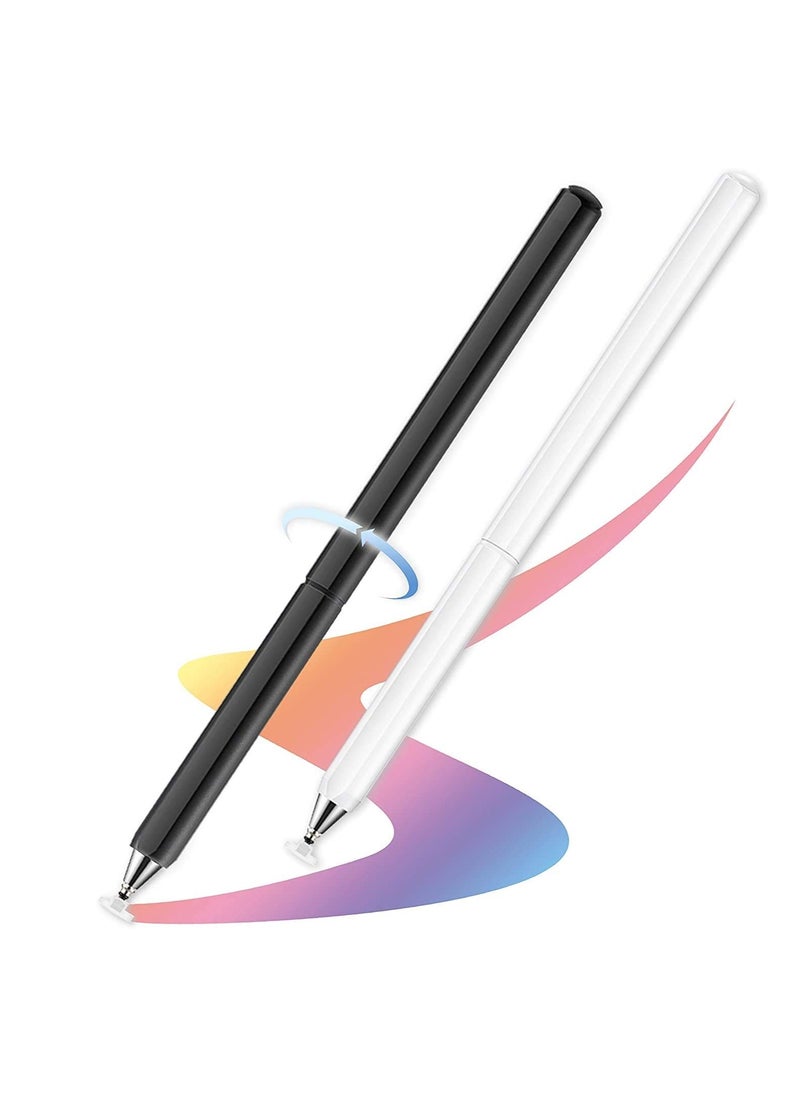 KASTWAVE - Stylus Pens, Passive Stylus Pen, Universal High Sensitive & Precision Capacitive Disc Tip Touch Screen Pen Stylus, iPad Pencil, Compatible with iPhone/iPad/Samsung/Galaxy/Computer/FireTablet - Image 1