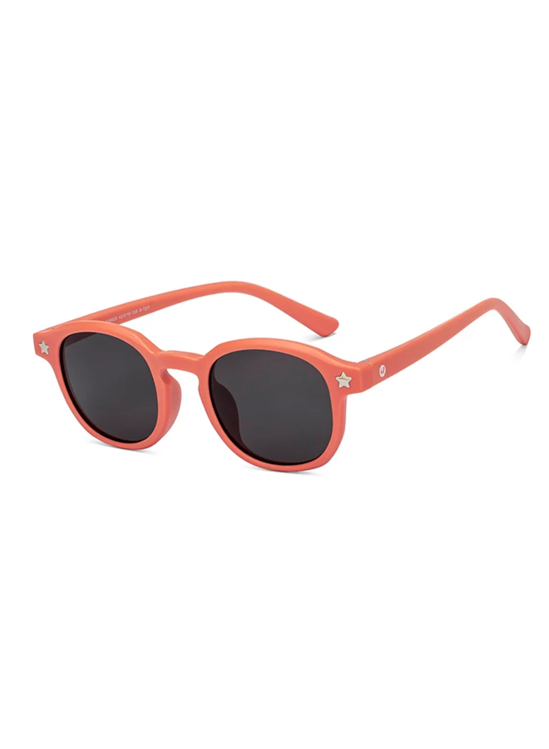 Hooper Hooper By Lenskart | Pink Grey Full Rim Square Latest and Stylish Kids Sunglasses | Polarized and 100% UV Protected | For Boys & Girls (Age 5-8 yrs) | HP S15816M