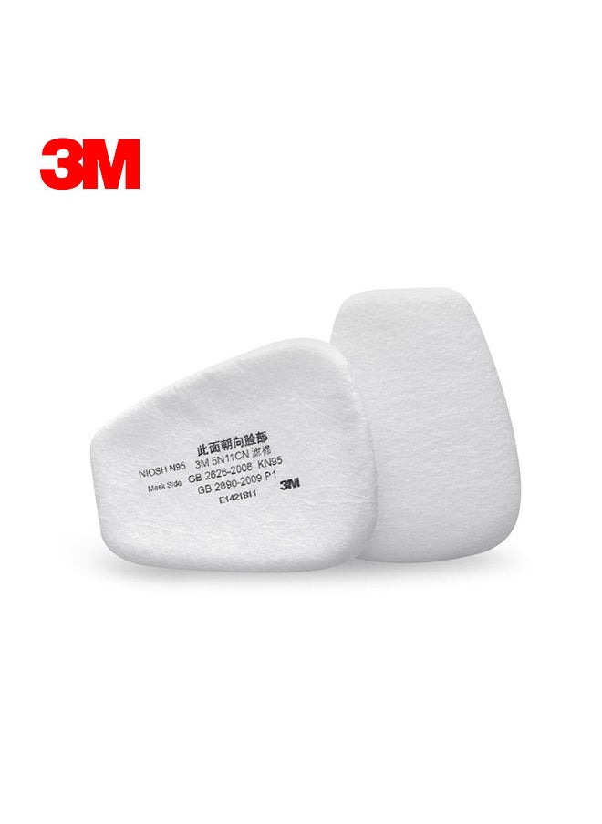 5N11 10PCS Filter Cotton N95 Particulate Filter for Gas Mask Respirator Use with 501 filter cover and 6000 Series Filter Cartridges