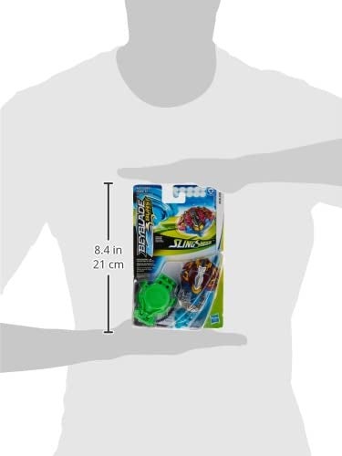 بي بليد Beyblade Burst Turbo Slingshock Xcalius X4 Starter Pack - Contling Top and Right/Left -Spin Age 8+ - Image 4