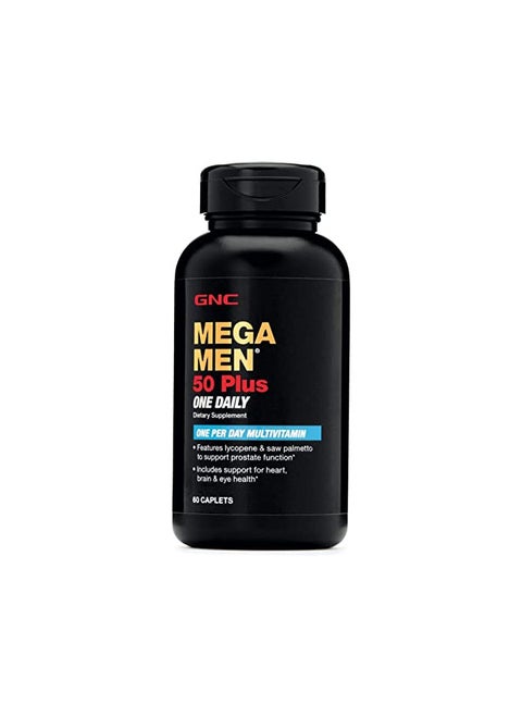 GNC Mega Men 50 Plus One Daily, 60 caps