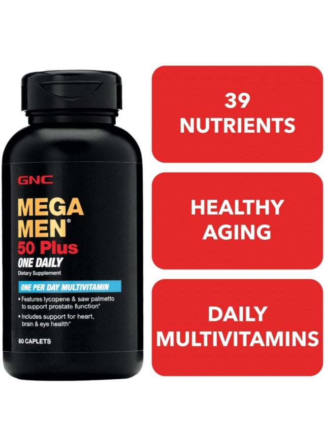 GNC - GNC Mega Men 50 Plus One Daily, 60 caps - Image 1