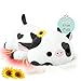 Onsoyours Original Weighted Heatable Sunflower Cow Stuffed Animals 37 lbs Microwavable Plushies for Stress Relief 20 inch Large Comfort Soft Plush Toys for Kids Adults - Image 3