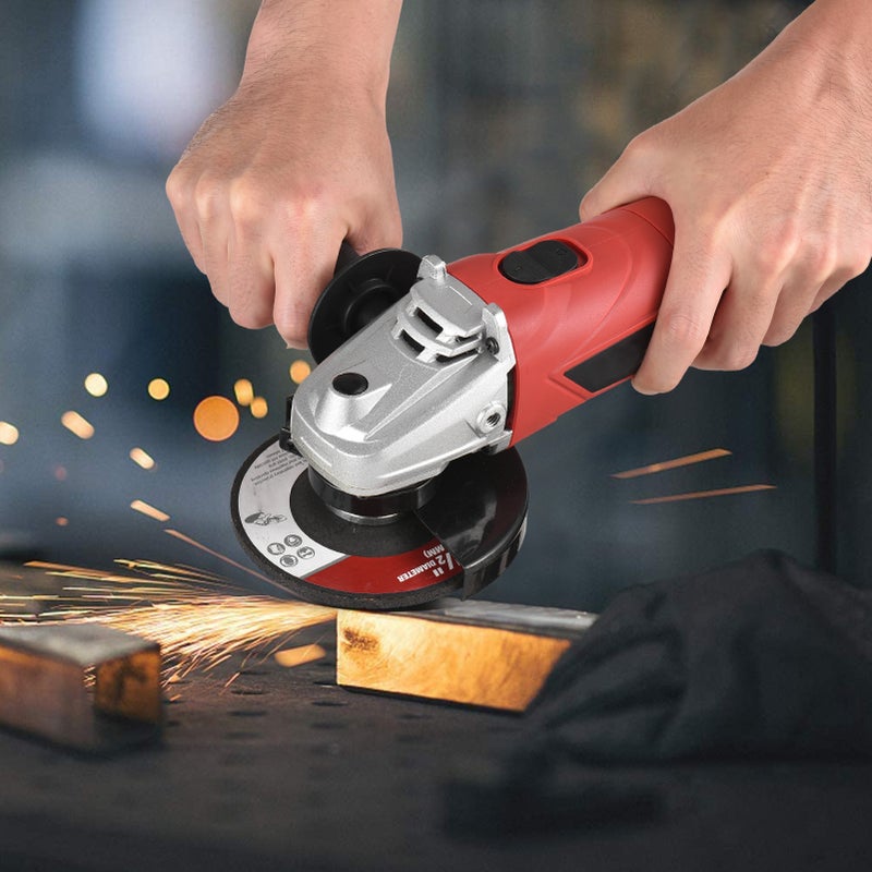 Angle Grinder: 6-Amp 720W 11000RPM Powerful Electric Grinder - Convenient Operation Ergonomic Design Corded Angle Grinder for Professional Cutting Grinding Applications - Image 3