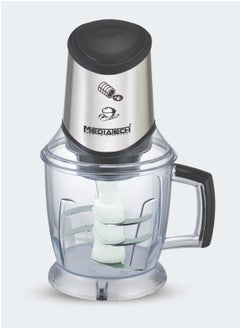 Chopper, 700 Watt, 1.5 Liters Capacity Bowl , 6 Durable Stainless Steel Blades, Powerful Motor for Chopping, Pureeing & Mincing,Break-Proof Flask, MT-CR40