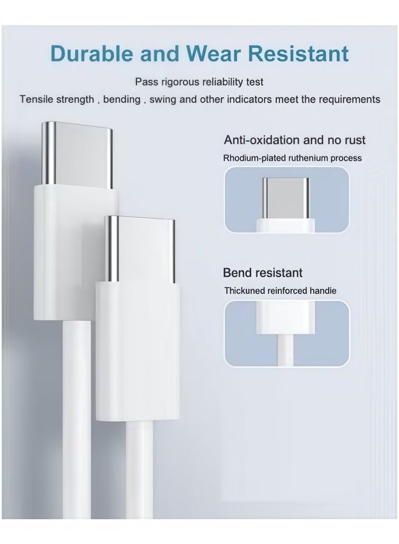 Eilimi iPhone 17, iPhone 16 & iPhone 15 Pro Max Charger With USB C Port 35 Watt with 1M iPhone Fast Charging Cord Type C to C for iPhone 16 / 15 Pro max/15 Pro/15 plus/15, Samsung S24 and all USB C mobiles / Tabs - Image 2