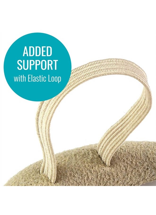 Steins - Hammer Toe Crest Cushion and Buttress Pad Reduces Pressure from Calluses and Hammer Toes, Large Right, Beige, 3 Count - Image 1